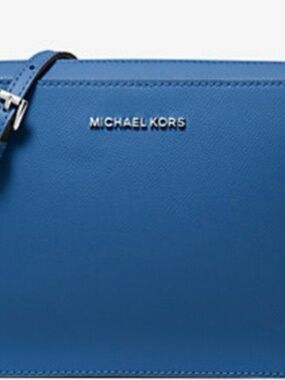 Michael Kors Royal Blue Structured Crossbody